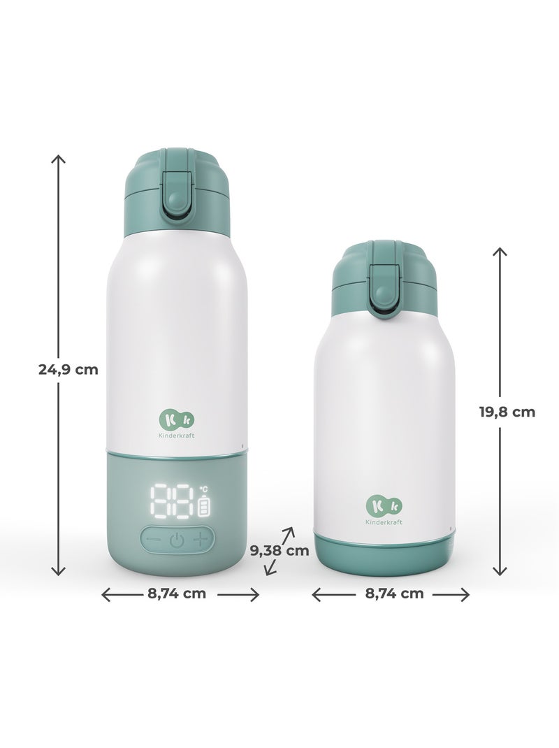 Kinderkraft - chauffe-biberon nomade 2 en 1 gaja Vert - Kiabi