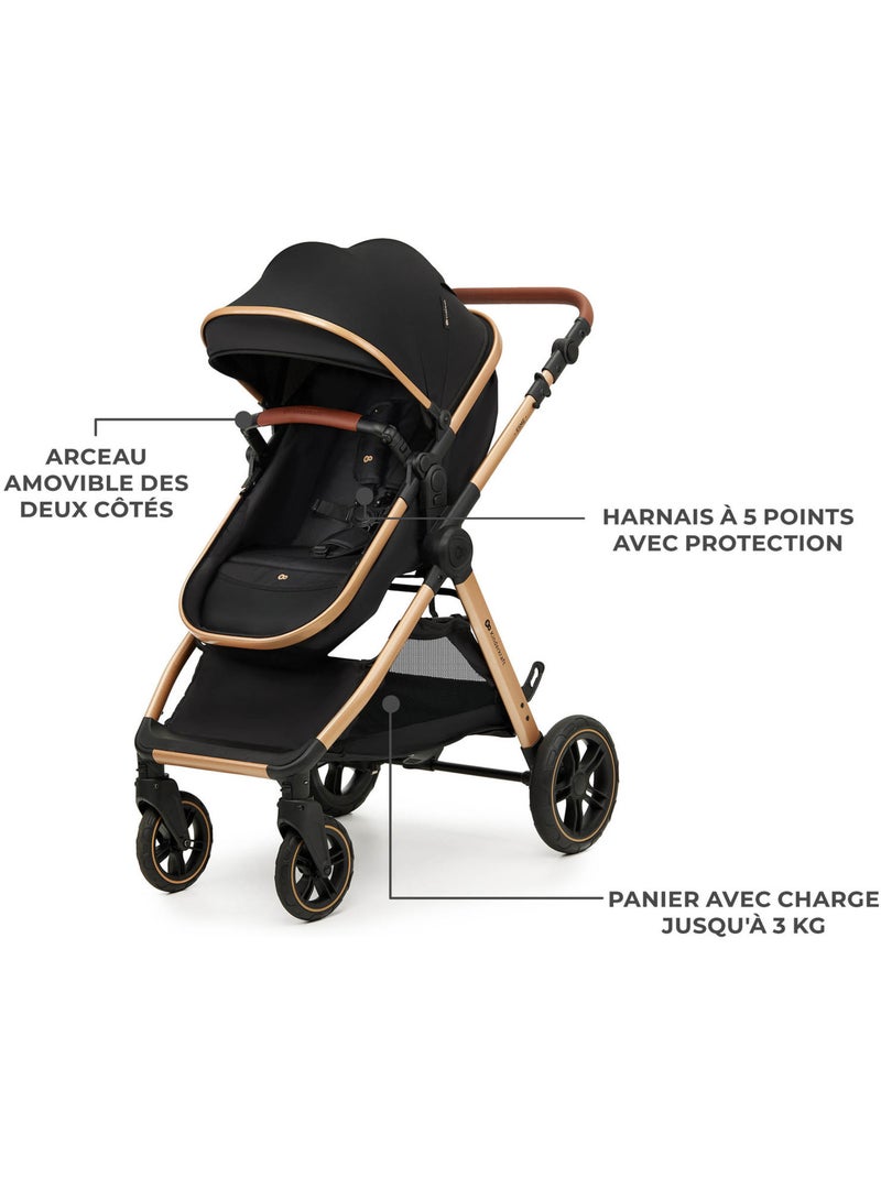 Kinderkraft - poussette esme pro 3 en 1 Noir - Kiabi