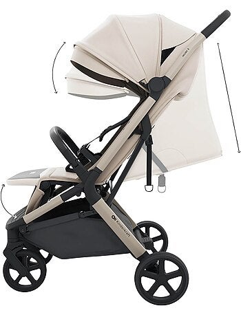 Poussette Kinderkraft NUBI 3 avec Pliage Automatique, Roues EVA et Assise Respirante