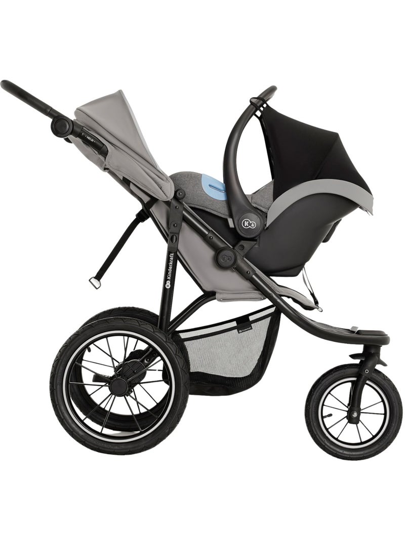 Kinderkraft - Poussette tout-terrain Helsi 2 Gris - Kiabi