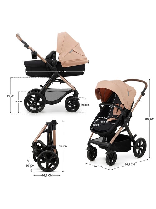 Kinderkraft - Poussette trio Moov 2 - Kiabi Kinderkraft - Poussette trio Moov 2 - Kiabi