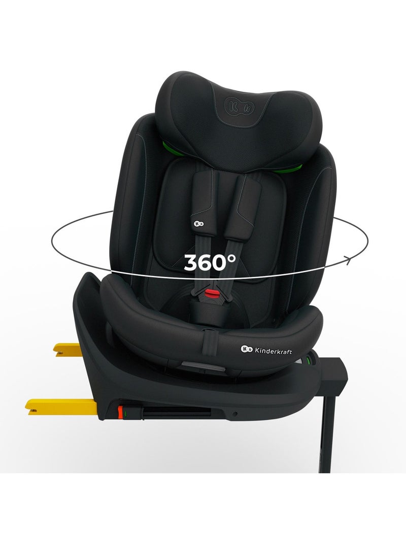 Kinderkraft - Siège auto I-360 2 Plus i-Size Gris - Kiabi