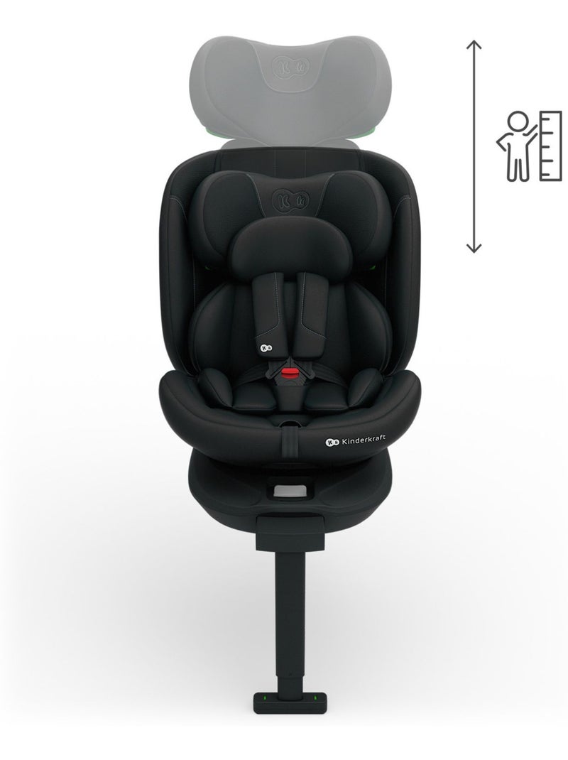 Kinderkraft - Siège auto I-360 2 Plus i-Size Gris - Kiabi