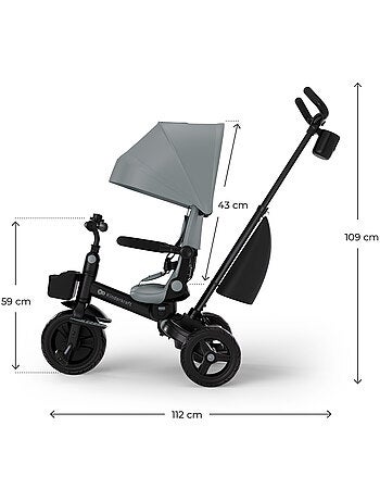 Kinderkraft - Tricycle évolutif Aveo 2 Plus