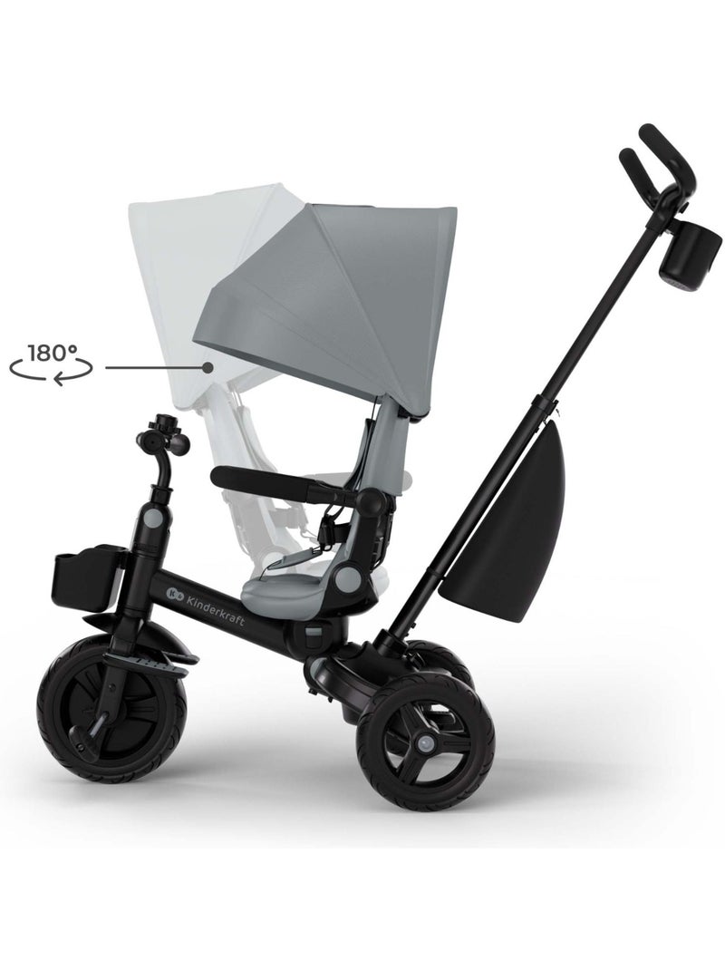 Kinderkraft - Tricycle évolutif Aveo 2 Plus Gris - Kiabi