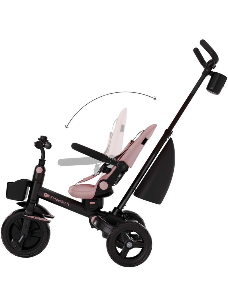 Kinderkraft - Tricycle évolutif Aveo 2 Plus Rose - Kiabi