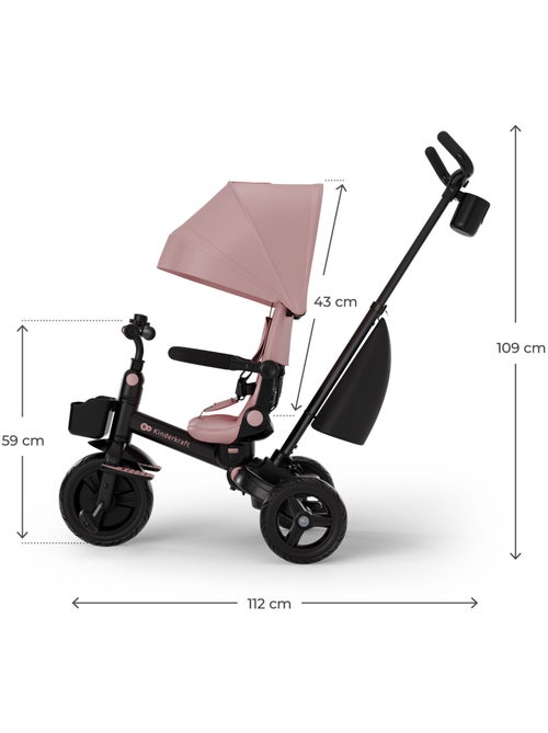 Kinderkraft - Tricycle évolutif Aveo 2 Plus - Kiabi Kinderkraft - Tricycle évolutif Aveo 2 Plus - Kiabi