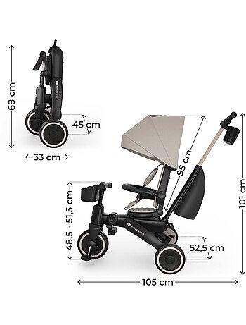 Kinderkraft - tricycle évolutif jazz 3