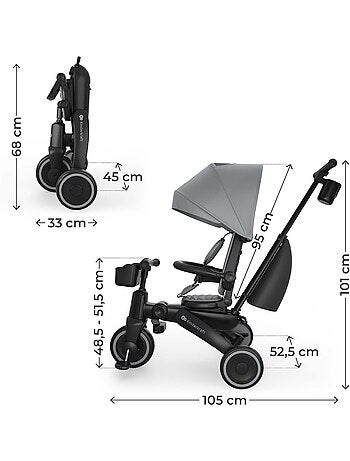 Kinderkraft - Tricycle évolutif Jazz 3