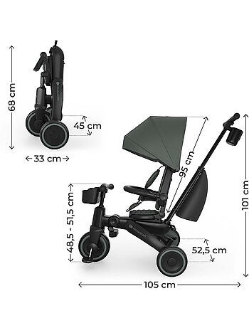 Kinderkraft - Tricycle évolutif Jazz 3