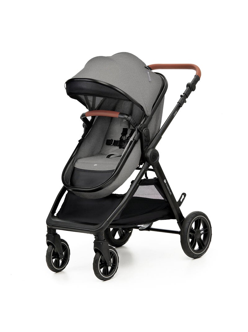 Kinderkraft ESME 3 en 1 avec Travel System, nacelle transformable et pliage compact Gris - Kiabi