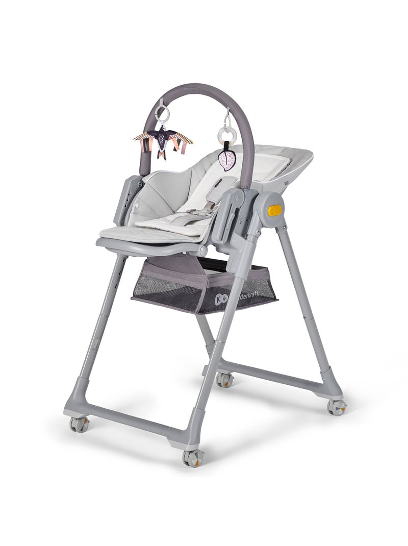 Kinderkraft high chair LASTREE wood Gris - Kiabi