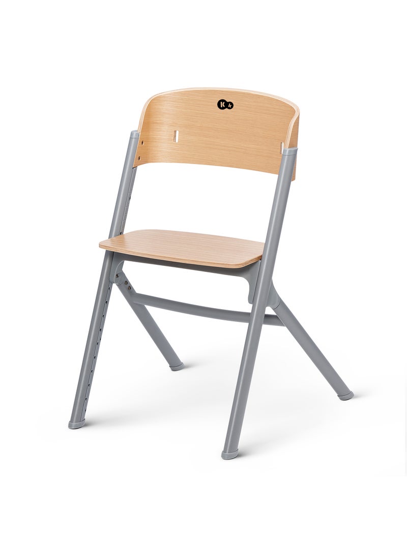 Kinderkraft high chair LIVY oak + bouncer CALMEE Gris - Kiabi