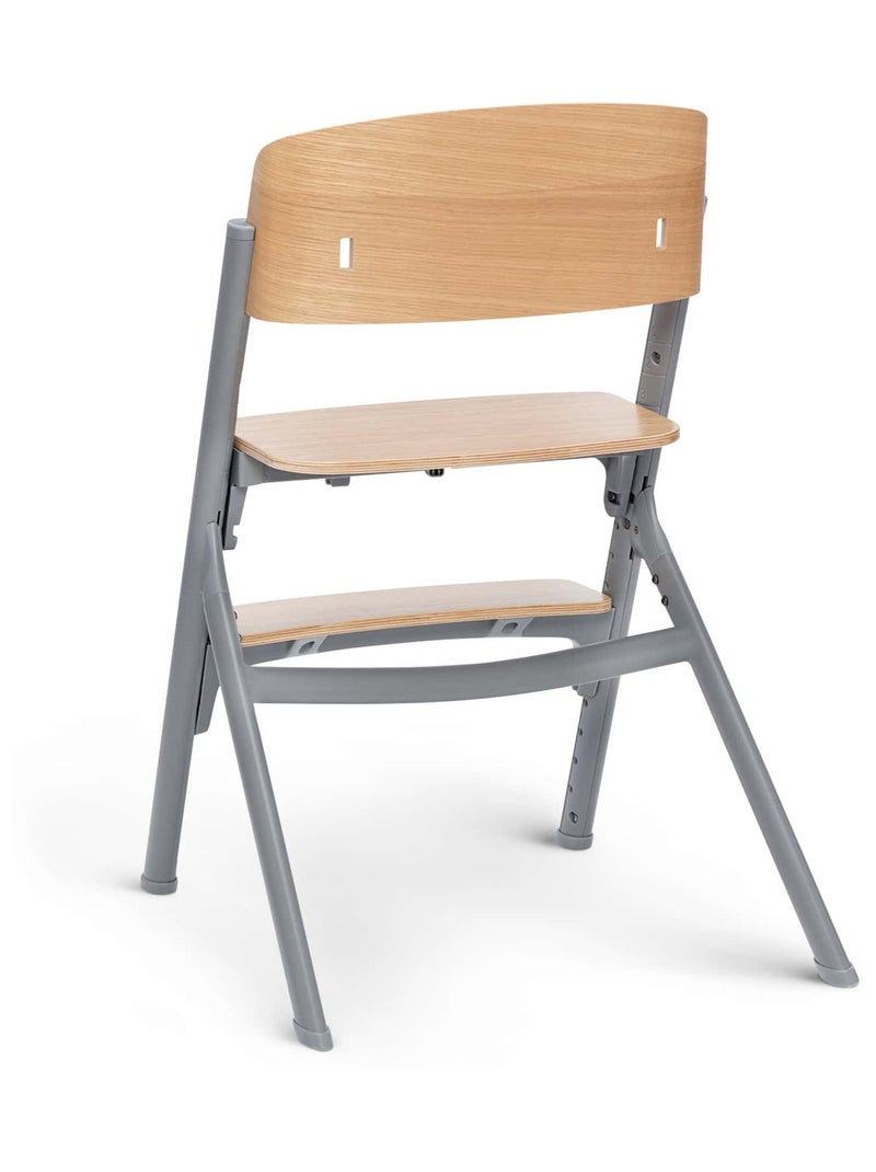 Kinderkraft high chair LIVY oak Gris - Kiabi
