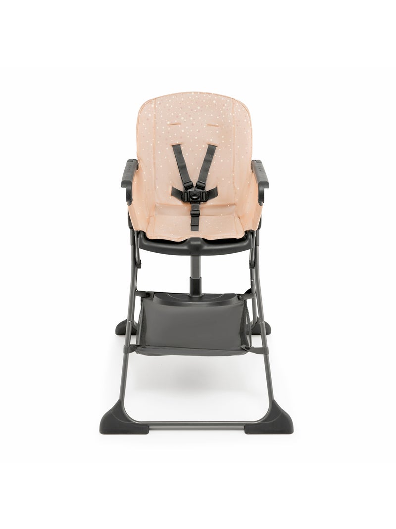 Kinderkraft Highchair Foldee - Chaise de salle à manger pliable Rose - Kiabi