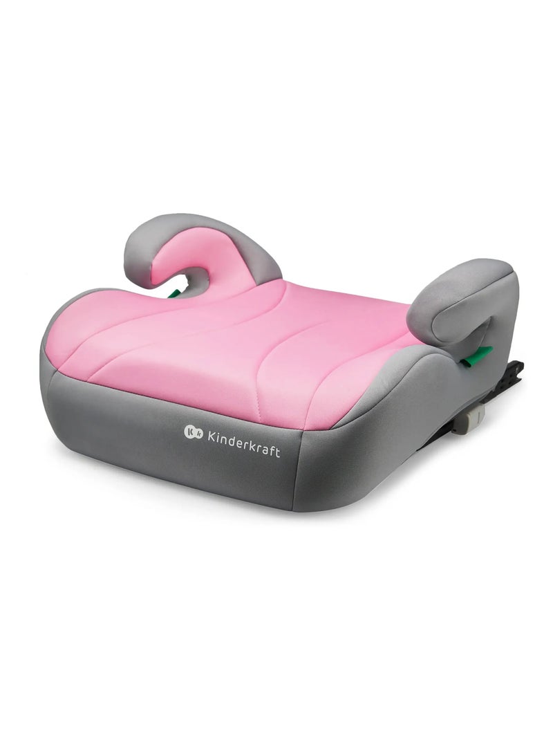 Kinderkraft I-BOOST i-Size - Rehausseur auto ISOFIX R129, 135-150cm, mousse/housse amovible Rose - Kiabi