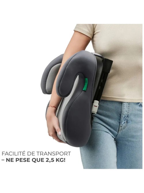 Kinderkraft I-BOOST i-Size - Rehausseur auto ISOFIX R129, 135-150cm, mousse/housse amovible - Kiabi