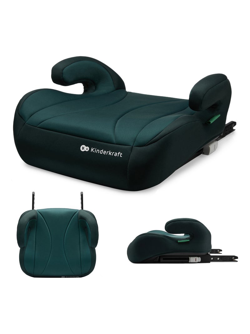 Kinderkraft I-BOOST i-Size - Rehausseur auto ISOFIX R129, 135-150cm, mousse/housse amovible Vert - Kiabi