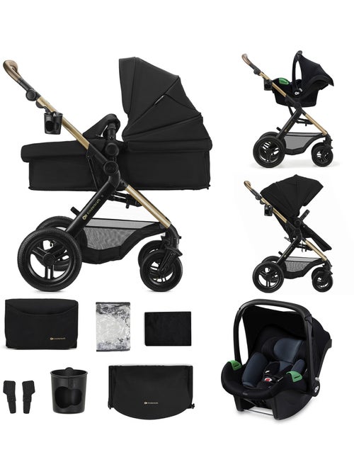 Kinderkraft MOOV 2 XL 3 en 1 avec siège convertible, nacelle XL et roues gonflables - Kiabi