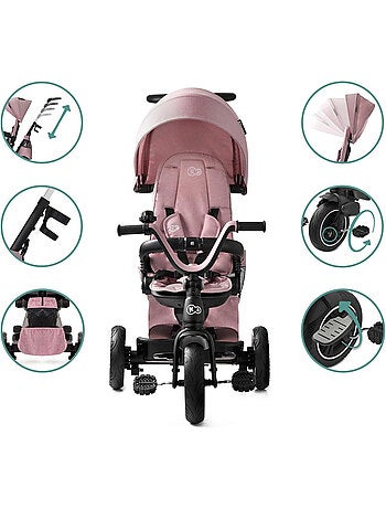 Kinderkraft tricycle EASYTWIST mauvelous pink