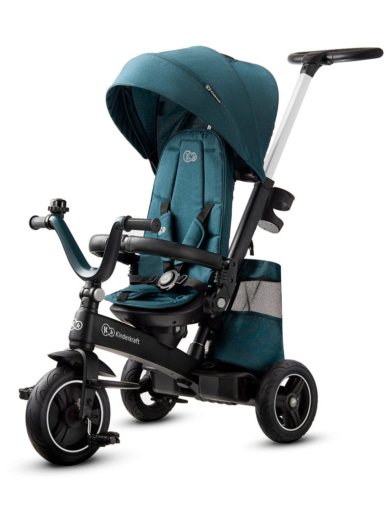 Kinderkraft tricycle EASYTWIST midnight green Vert - Kiabi