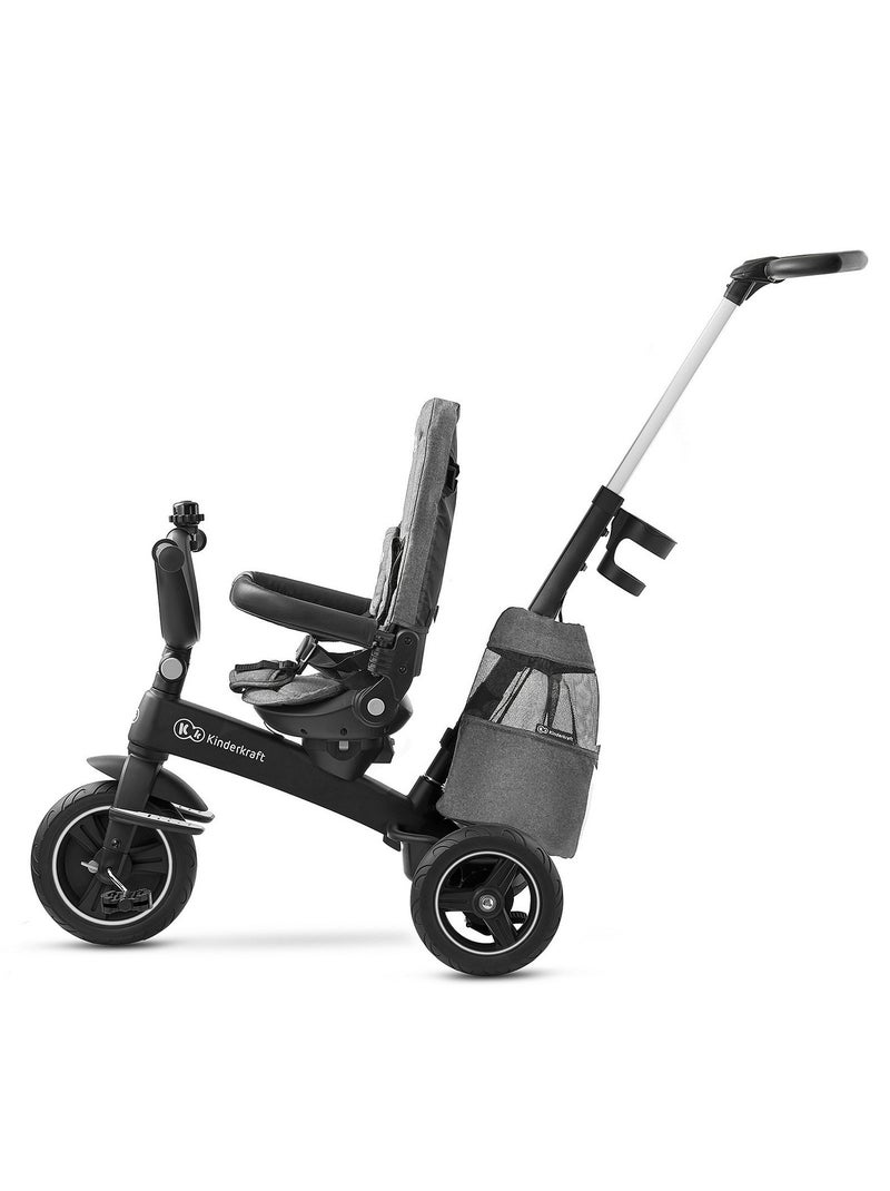 Kinderkraft tricycle EASYTWIST platinum grey Gris - Kiabi