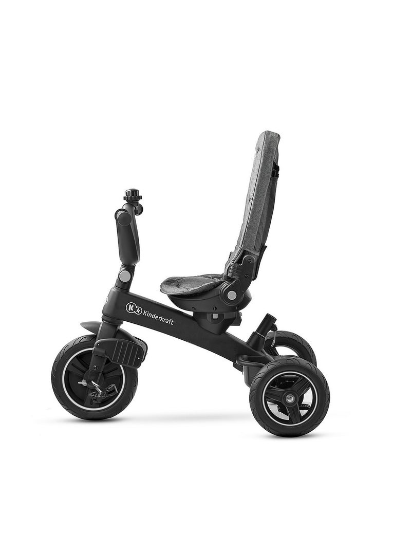 Kinderkraft tricycle EASYTWIST platinum grey Gris - Kiabi