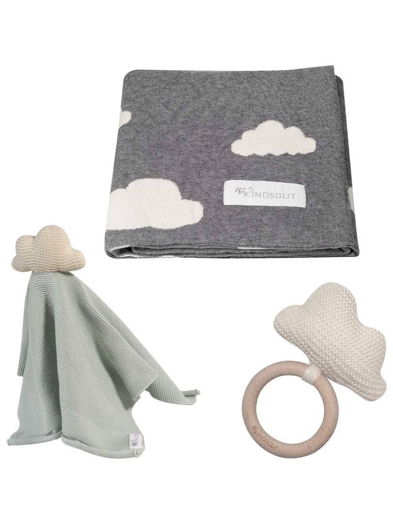 Kindsgut Bundle “L'heure des câlins” Nuage Gris Gris - Kiabi