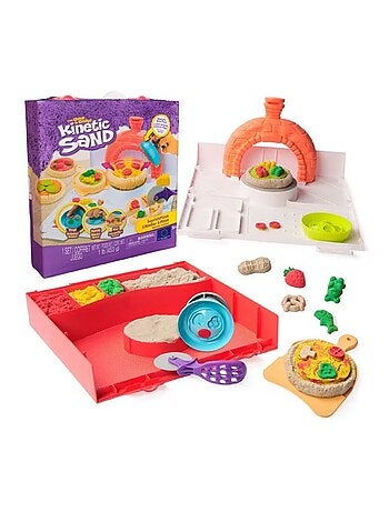Kinetic Sand - Sable magique - Atelier à pizza magique