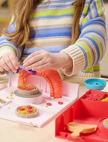 Kinetic Sand - Sable magique - Atelier à pizza magique