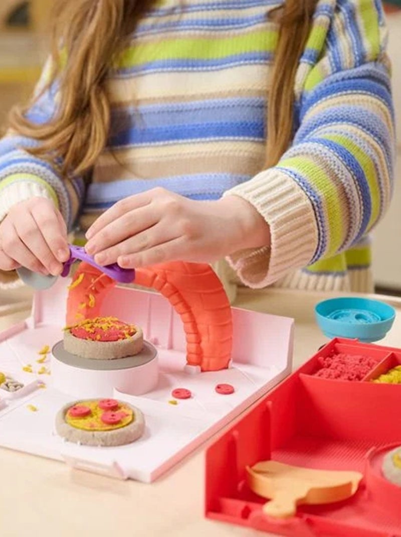 Kinetic Sand - Sable magique - Atelier à pizza magique Multicolore - Kiabi