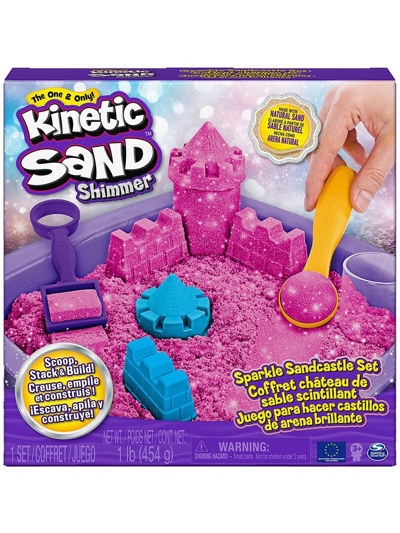 Kinetic Sand Boîte Set Shimmer Rose 454g - N/A - Kiabi - 21.39€
