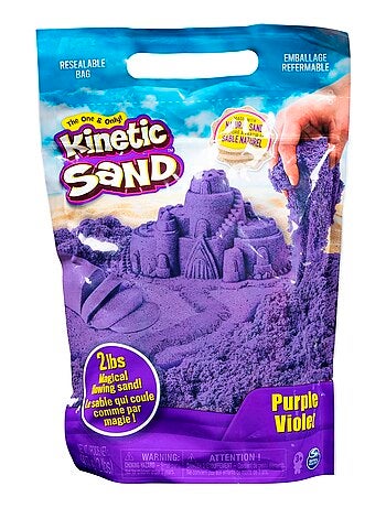Kinetic Sand Sac de 907g violet