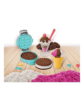 Kinetic Sand Set de crème glacée avec du sable parfumé