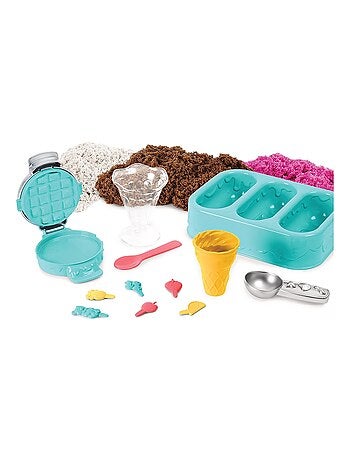 Kinetic Sand Set de crème glacée avec du sable parfumé