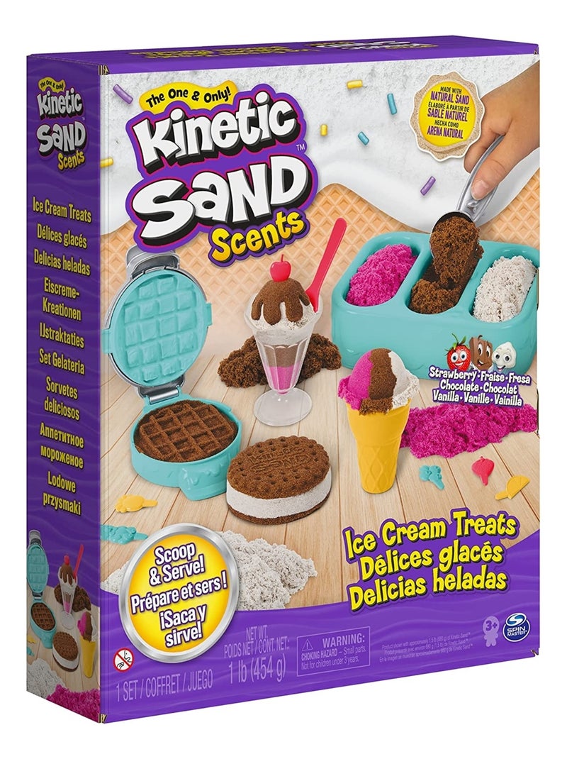 Kinetic Sand Set de crème glacée avec du sable parfumé Multicolore - Kiabi