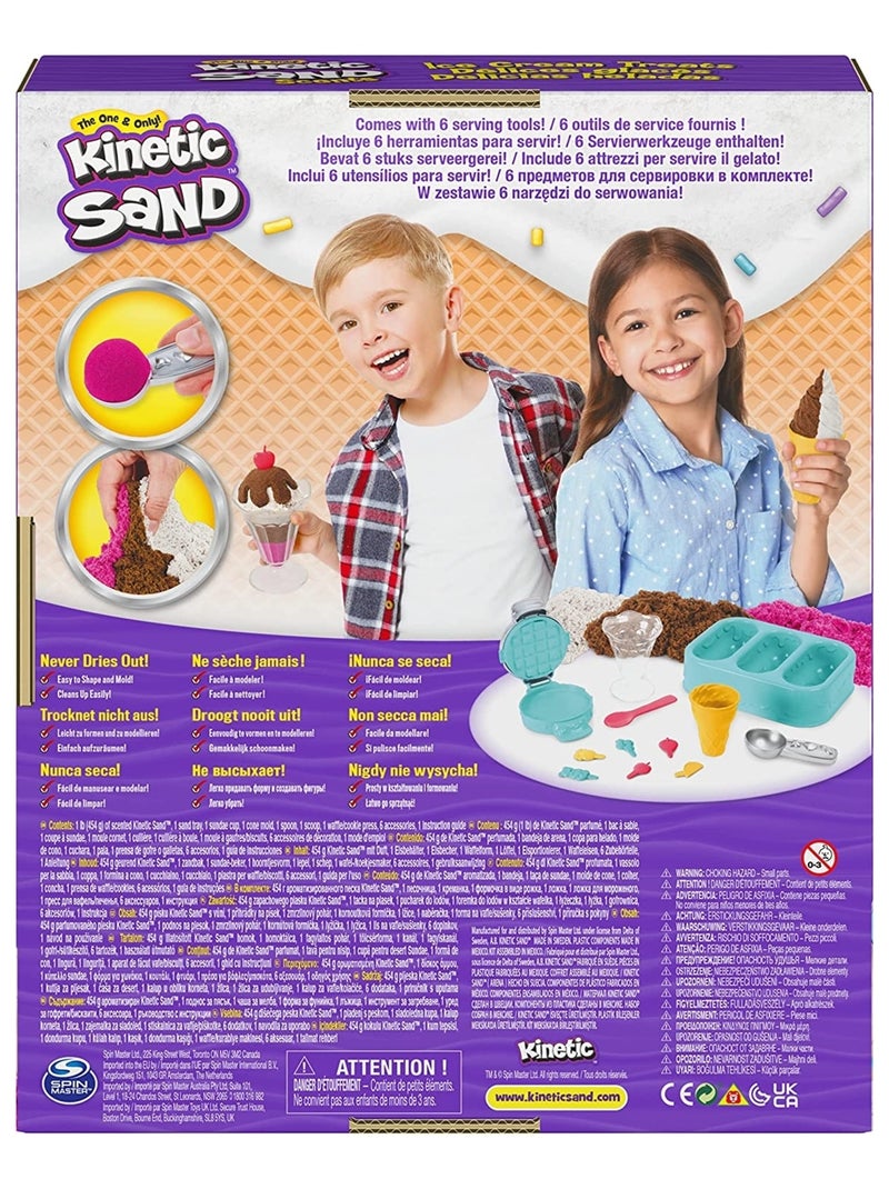 Kinetic Sand Set de crème glacée avec du sable parfumé Multicolore - Kiabi