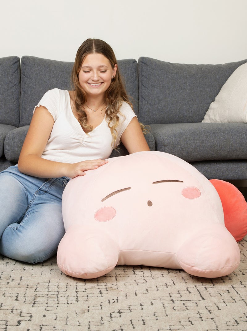 Kirby Peluche Mocchi Mocchi Kirby Endormi géante Rose - Kiabi