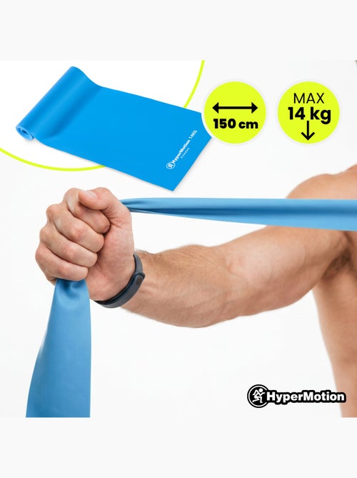 Kit 4 bandes de résistance hommes hypermotion 14 à 28 kg musculation - Kiabi Kit 4 bandes de résistance hommes hypermotion 14 à 28 kg musculation - Kiabi
