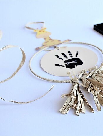 Kit à Empreinte Bébé Nature Décoration Murale Animaux