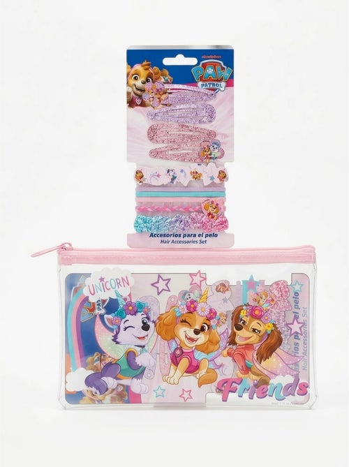 Kit accessoires cheveux avec trousse licorne pat' patrouille - Kiabi