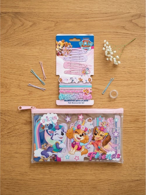 Kit accessoires cheveux avec trousse licorne pat' patrouille - Kiabi