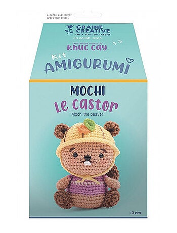 Kit Amigurumi Castor crochet