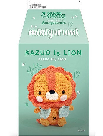 Kit amigurumi kazuo le lion