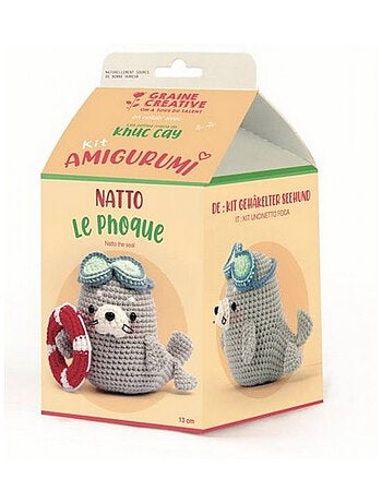 Kit Amigurumi Phoque crochet