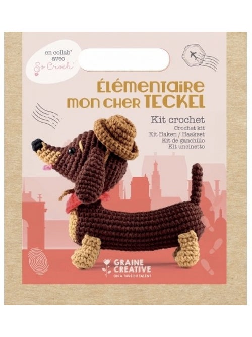 Kit amigurumi teckel 180mm - Kiabi