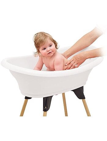 Kit baignoire vasco blanc muguet : baignoire + pieds + tuyau de vidange - thermobaby