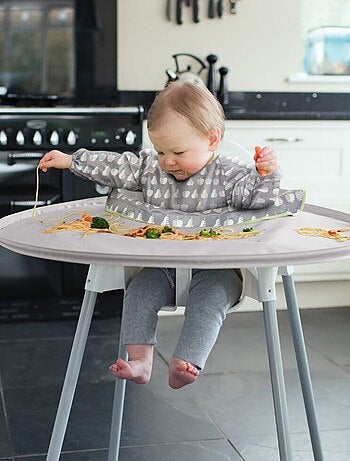Kit Bavoir et Plateau Tidy Tot - Pommes-Poires