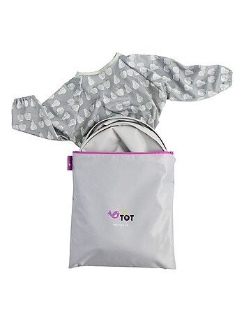 Kit Bavoir et Plateau Tidy Tot - Pommes-Poires