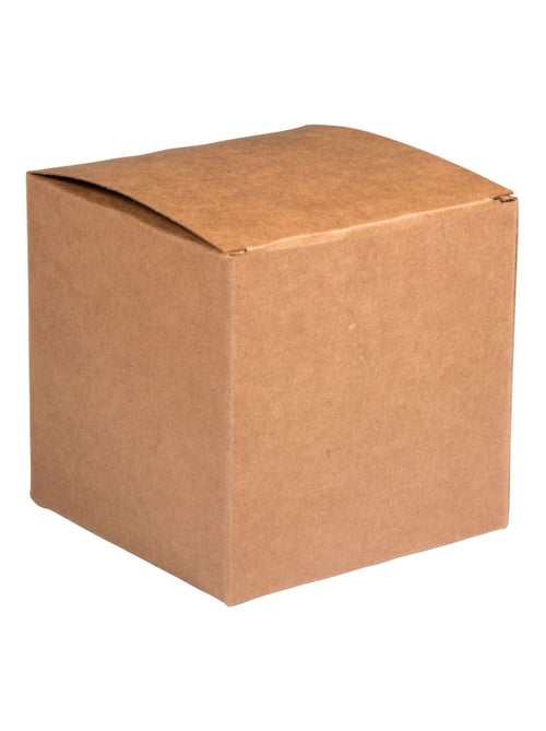 Kit boîte à plier - Carré - Kraft - 10 x 10 x 10 - Rayher - Kiabi